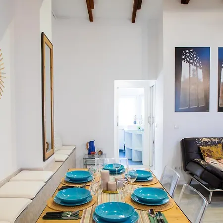 Apartment Florit Flats - Cabanyal 3 Bedroom Wifi Ac Terrace Penthouse *